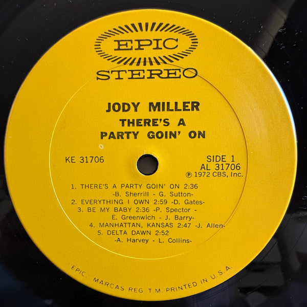 Theres A Party Goin On - Miller, Jody