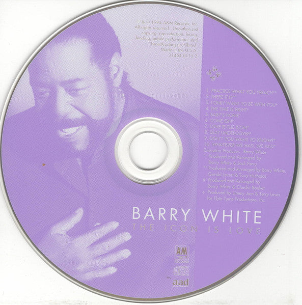 The Icon Is Love - White, Barry