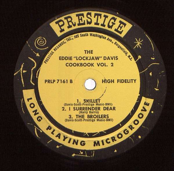 The Eddie "Lockjaw" Davis Cookbook Vol. 2 - Davis, Eddie "Lockjaw"