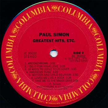 Greatest Hits, Etc. - Simon, Paul