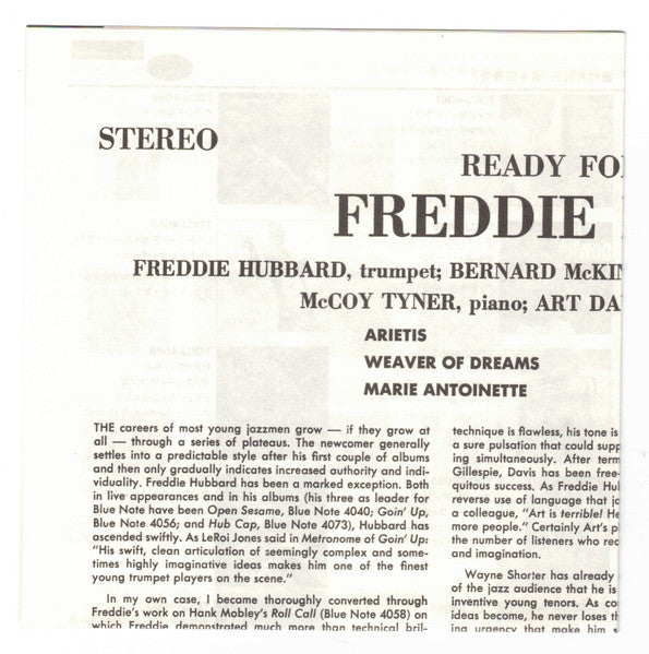 Ready For Freddie - Hubbard, Freddie