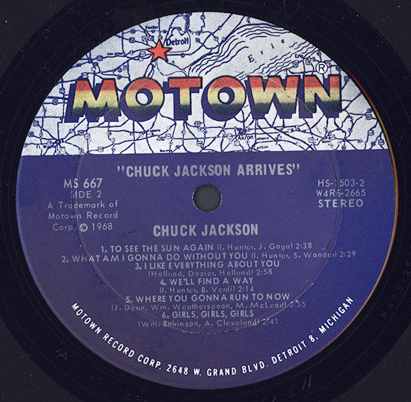 Chuck Jackson Arrives! - Jackson, Chuck