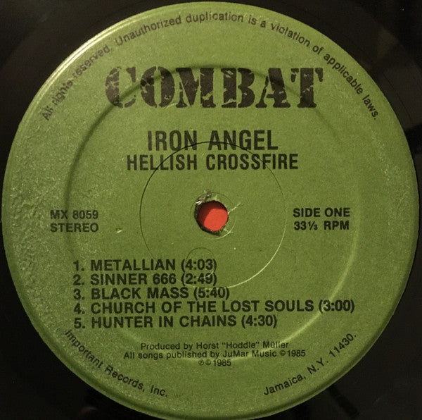 Hellish Crossfire - Iron Angel