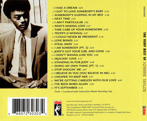 The Very Best Of Johnnie Taylor - Taylor, Johnnie