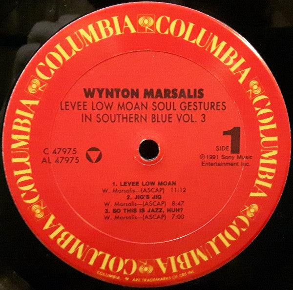 Levee Low Moan (Soul Gestures In Southern Blue, Vo - Marsalis, Wynton