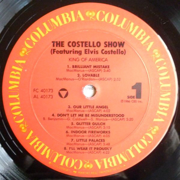 King Of America - Costello, Elvis Ft Attractions & Confederates