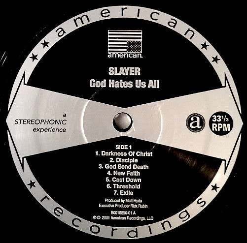 God Hates Us All - Slayer