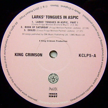 Larks' Tongues In Aspic - King Crimson