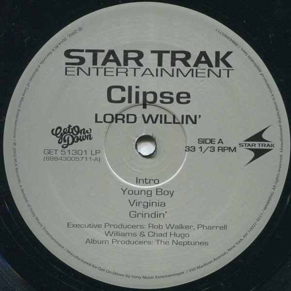 Lord Willin' - Clipse