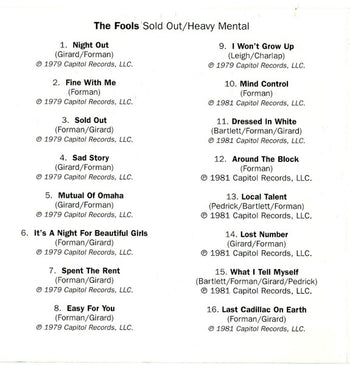 Sold Out / Heavy Mental - Fools, The