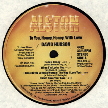 To You Honey, Honey With Love - Hudson, David