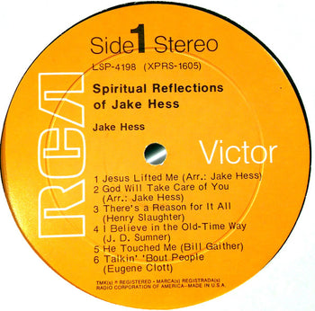 Spiritual Reflections Of - Hess, Jake
