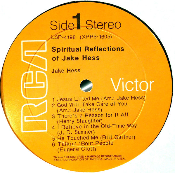 Spiritual Reflections Of - Hess, Jake