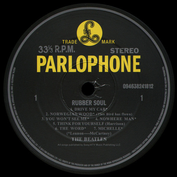 Rubber Soul [Reissue] [Remastered] [180 Gram] - The Beatles