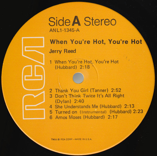 When You're Hot, You're Hot - Reed, Jerry
