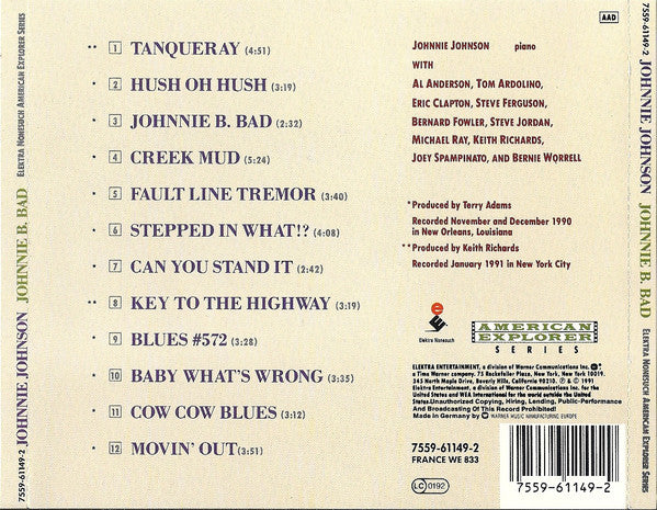 Johnnie B Bad - Johnson, Johnnie