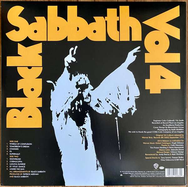 Vol. 4 [180 Gram Limited Edition Vinyl] - Black Sabbath