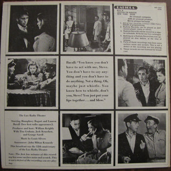 The Lux Radio Theater Presents "To Have And Have N - Bogart, Humphrey & Lauren Bacall