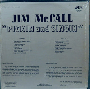 Pickin' And Singin' - McCall, Jim
