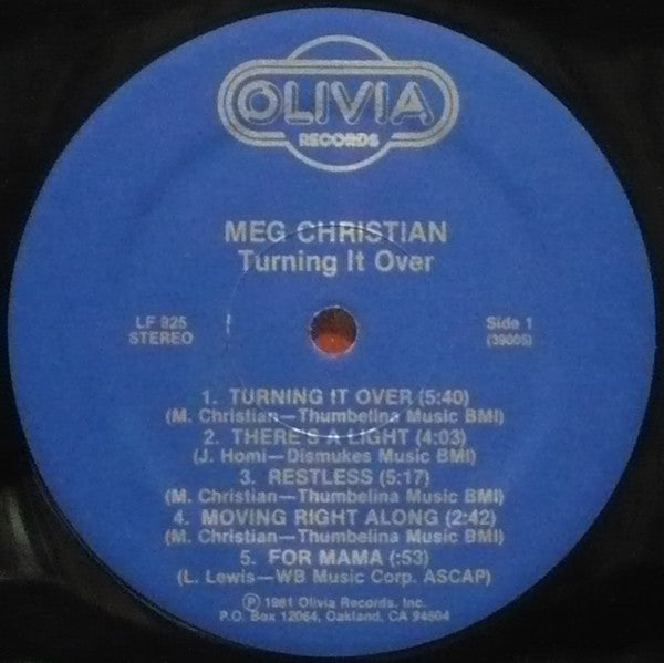 Turning It Over  - Christian, Meg