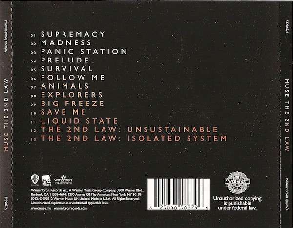 The 2nd Law - Muse [CD]