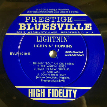 Lightnin' (The Blues Of Lightnin' Hopkins) - Lightnin' Hopkins