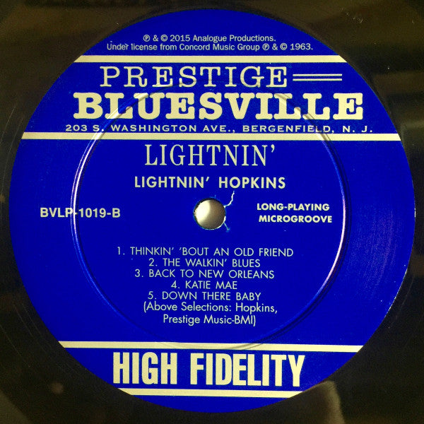 Lightnin' (The Blues Of Lightnin' Hopkins) - Lightnin' Hopkins