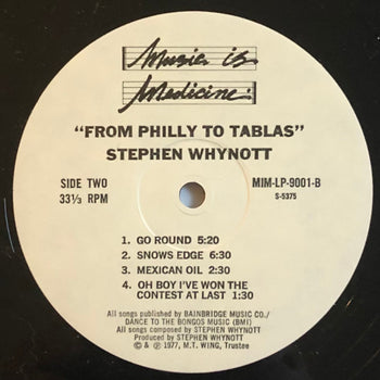 From Philly To Tablas - Whynott, Stephen
