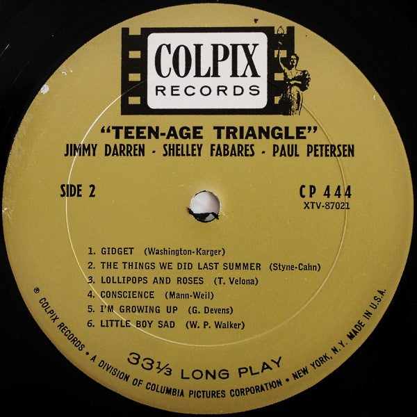 Teenage Triangle - Darren, James, Shelley Fabares, & Paul Petersen