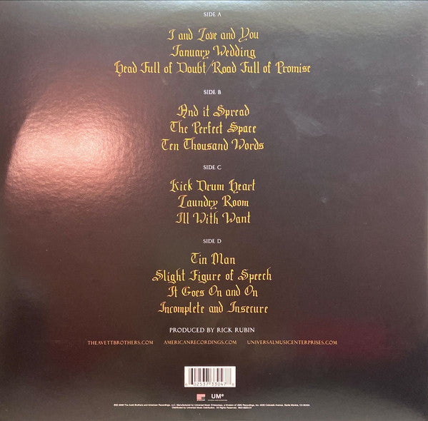 I And Love And You - Avett Brothers, The