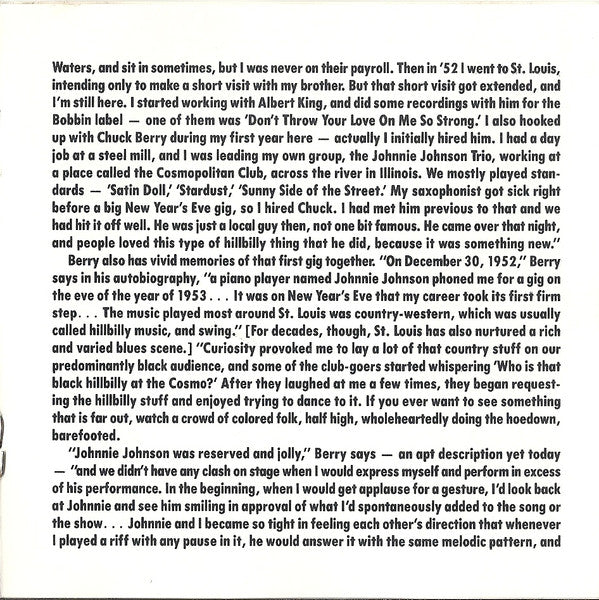 Johnnie B Bad - Johnson, Johnnie