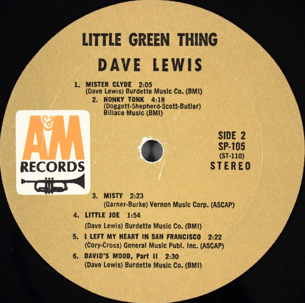 Little Green Thing - Lewis, Dave