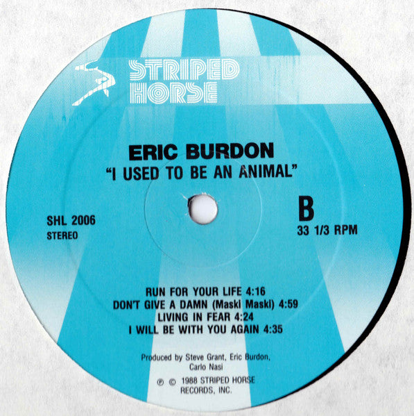 I Used To Be An Animal - Burdon, Eric