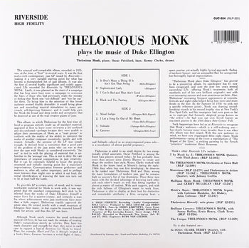 Plays Duke Ellington - Monk, Thelonious