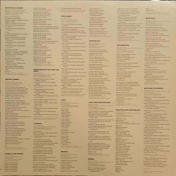 The John Lennon Collection - Lennon, John