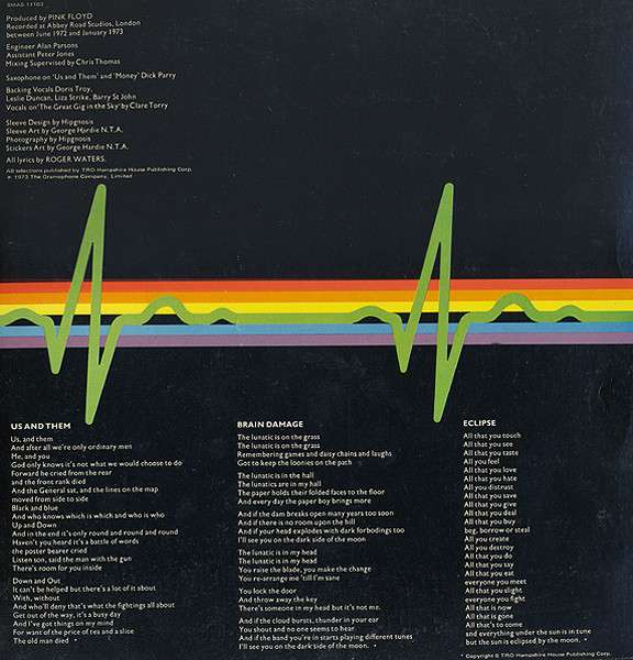 Dark Side Of The Moon - Pink Floyd