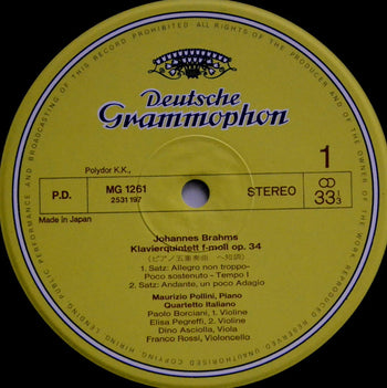 Klavierquintett Op. 34 · Piano Quintet - Brahms, Johannes