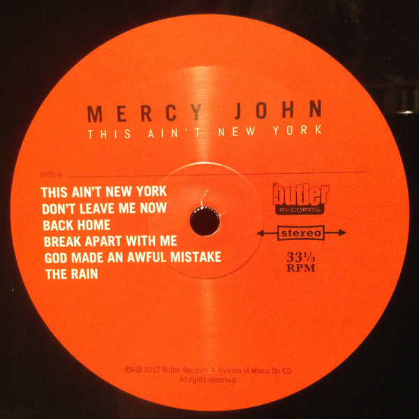 This Ain't New York - Mercy John