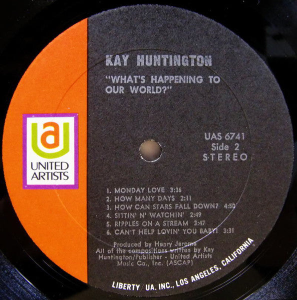 What's Happening To Our World? - Huntington, Kay
