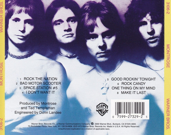 Montrose - Montrose [CD]