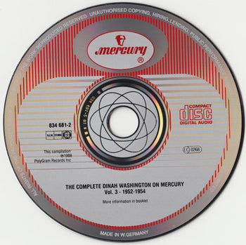 The Complete Dinah Washington On Mercury Vol.3 195 - Washington, Dinah