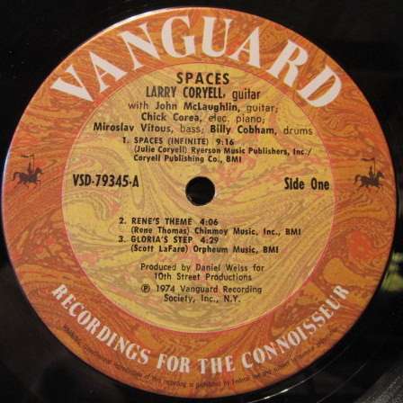 Spaces - Coryell, Larry