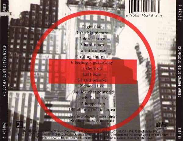 Quick Change World - Ocasek, Ric