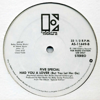 Jam (Let's Take It To The Streets) / Had You A Lov - Five Special