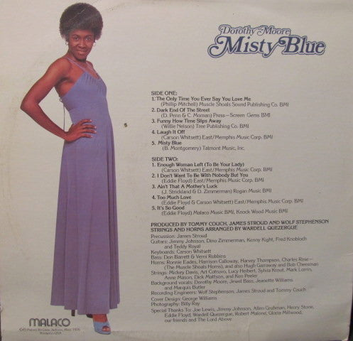Misty Blue - Moore, Dorothy