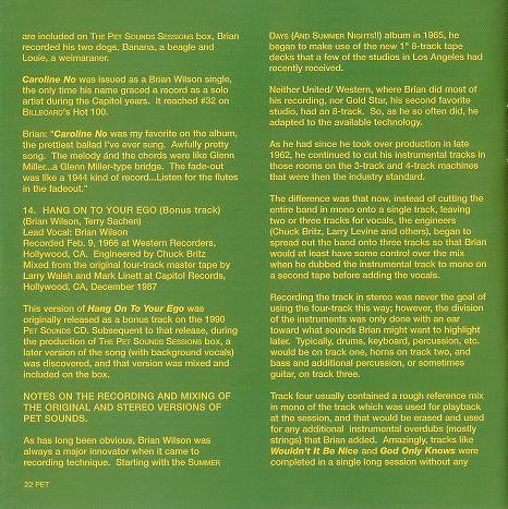Pet Sounds - Stereo & Mono - Beach Boys