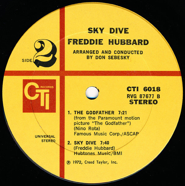 Sky Dive - Hubbard, Freddie