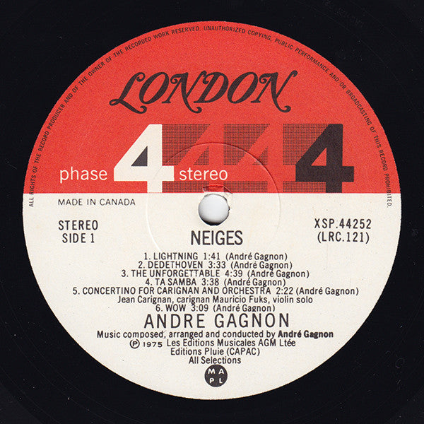 Neiges - Gagnon, André