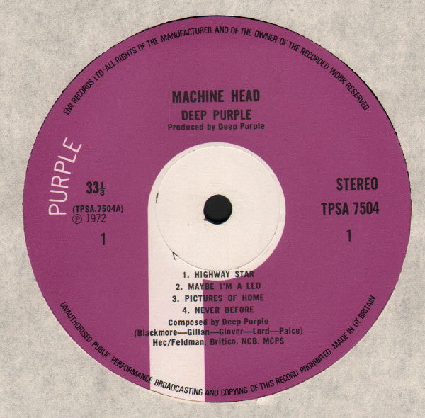 Machine Head - Deep Purple
