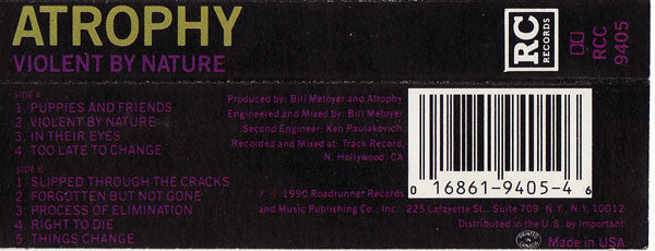 Violent By Nature - Atrophy